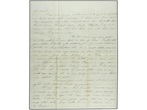 ✉ ESTADOS UNIDOS. 1848 (6 Mayo). LAWRENCEVILLE (Georgia, USA