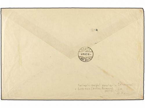 ✉ GUATEMALA. 1902. GUATEMALA a BASILEA (Suiza). 20 ctvos. ve