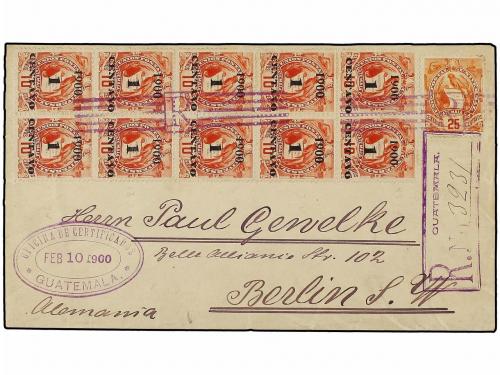 ✉ GUATEMALA. Sc. 97 (5), 98 (15), 44 (5), 50. 1900. GUATEMAL