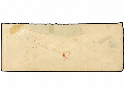 ✉ MEXICO. 1876. MÉXICO a GUATEMALA. 25 cts. azul, tasada con