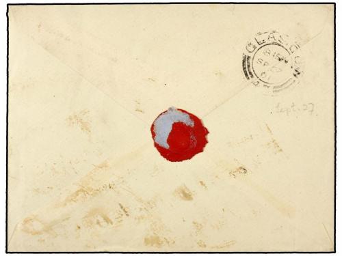 ✉ GUATEMALA. Sc. 60, 108 (5), 102. 1901. GUATEMALA a ESCOCIA