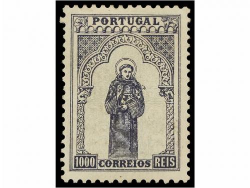 * PORTUGAL. 1895. 500 reis castaño y verde y 1000 reis viole
