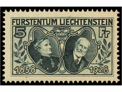 * LIECHTENSTEIN. 1928. Complete set, light hinged. 450&euro;. 