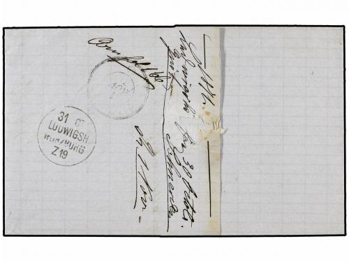 ✉ ALEMANIA ANTIGUOS ESTADOS: BAVIERA. Mi. 22, 23 (2). 1871. 