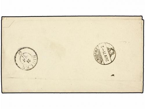 ✉ ALEMANIA ANTIGUOS ESTADOS: BADEN. Mi. 23 (2). 1871. BRUCHS