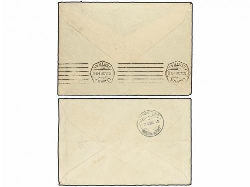 ✉ PORTUGAL: ST THOMAS & PRINCE. 1913-28. Dos cartas circulad