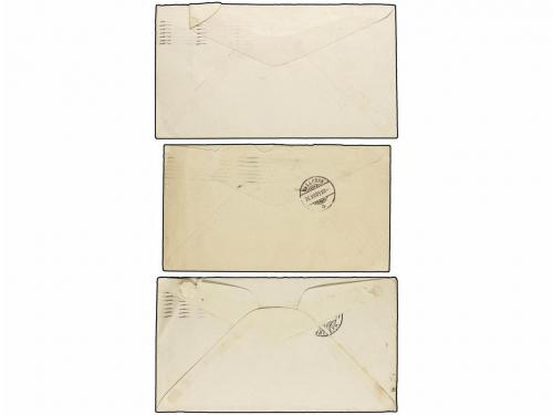 ✉ ESTADOS UNIDOS. 1909-46. 3 covers with swiss postage due s