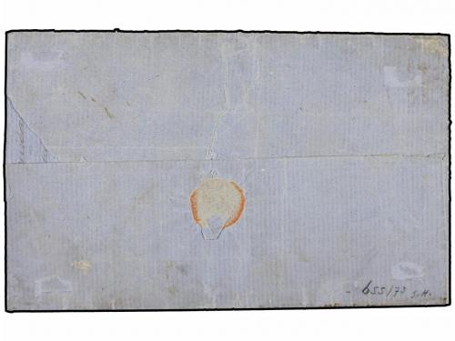 ✉ BRASIL. Sc. 58(4). 1868. RIO DE JANEIRO a CANTAGALLO. 100 