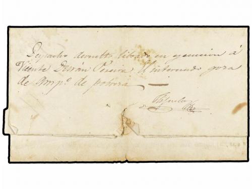 ✉ COLOMBIA. (1850 CA.). Envuelta circulada a SAN GIL. Marca 