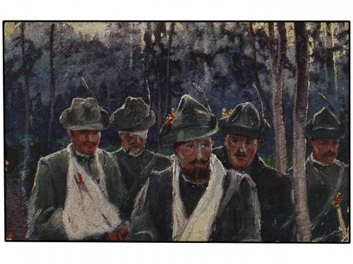 ✉ PALESTINA. 1918 (26-oct.). DESTACAMENTO ITALIANO EN PALEST