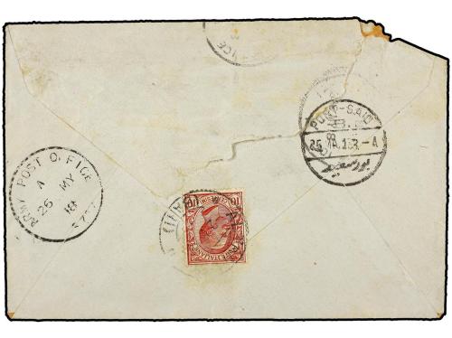 ✉ PALESTINA. 1918. DESTACAMENTO ITALIANO EN PALESTINA. Sobre