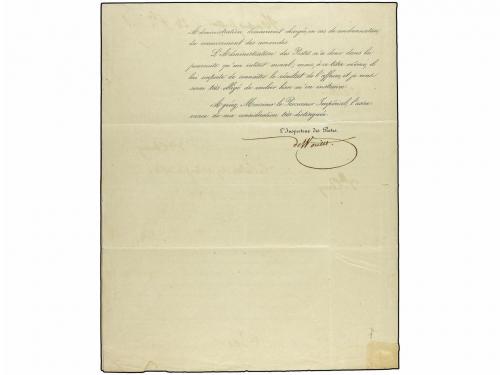 ¿ FRANCIA. Yv. 4. 1851. PARIS a YURA. 25 cts. azul. FRAUDE A