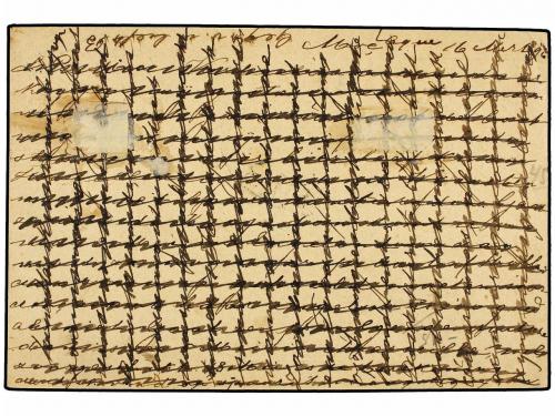 ✉ MOZAMBIQUE. 1894. MOZAMBIQUE a HOLANDA. Entero postal de 3