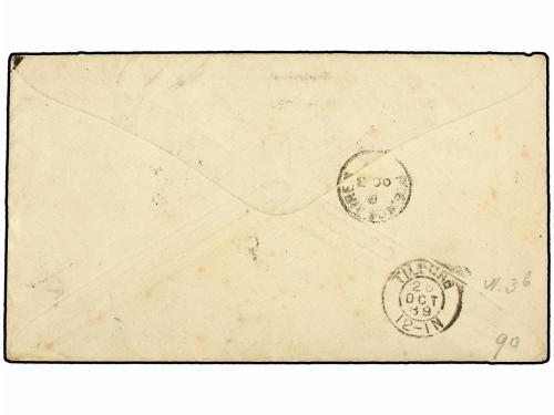 ✉ ARGENTINA. 1899. TUCUMAN a HOLANDA. Entero Postal de 16 ct