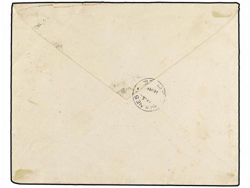 ✉ CHILE. Sc. 25 (5). 1888. Sobre circulado a BULNES franquea