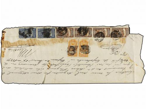 ¿ PERU. 1887. PLICA JUDICIAL circulada en CAJAMARCA sin fran