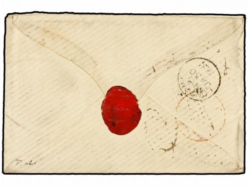 ✉ AUSTRIA. 1875. WIEN to LONDON. 3 kr. green and 10 kr. blue