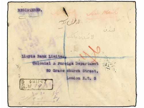 ¿ IRAN. 1929 (21-V). CHIRAZ to LONDON. AIR MAIL via Mosard a