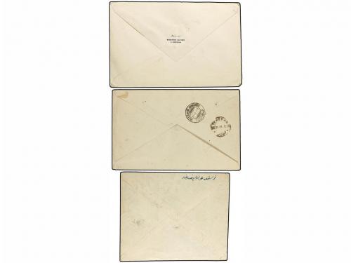 ✉ IRAN. 1928 (20-IV). TEHERAN to BOUCHIR. AIR MAIL. FIRST FL