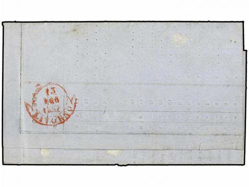 ✉ ITALIA ANTIGUOS ESTADOS: TOSCANA. 1857 (13 Ag.). FIRENZE a