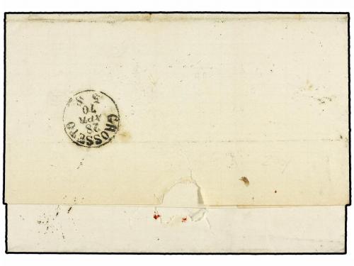 ✉ ITALIA ANTIGUOS ESTADOS: ESTADOS PONTIFICIOS. Sa. 8. 1870.