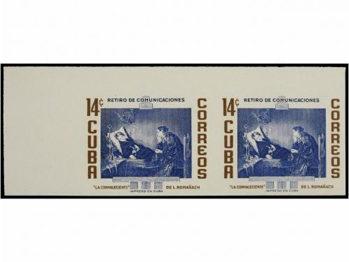 ** CUBA. Ed. 684s y 687s. 1957. 2 cts. y 14 cts. en pareja S