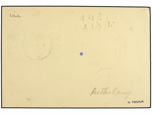 ✉ ZEPPELIN. 1935 (28-V). HOLANDA. ASSEN a PERNAMBUCO (Brasil