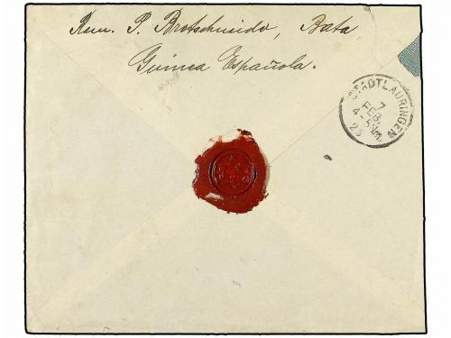 ✉ COLONIAS ESPAÑOLAS: GUINEA. Ed. 172 (2). 1924. BATA a ALEM