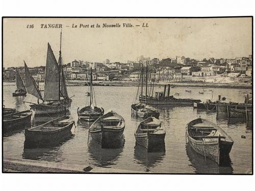 ¿ MARRUECOS. 1936. TÁNGER a LONDRES. 1 cto., 2 cts., 5 cts.