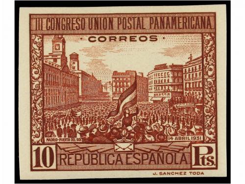 ** ESPAÑA. Ed. 604/13s. SERIE COMPLETA SIN DENTAR. LUJO. Cat