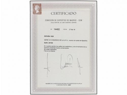 ** ESPAÑA. Ed. 297/309. SERIE COMPLETA, excepcionales centra