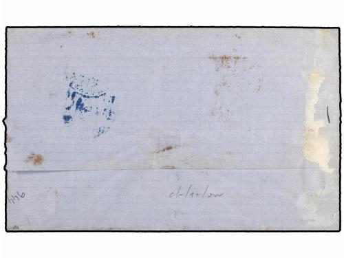 ¿ ESPAÑA. Ed. 89. 1869. ENVUELTA circulada a PARIS. 12 cuart