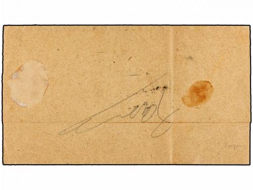 ✉ ESPAÑA. Ed. 214 (2), 173. 1900. MADRID a ARGENTINA. FAJA D