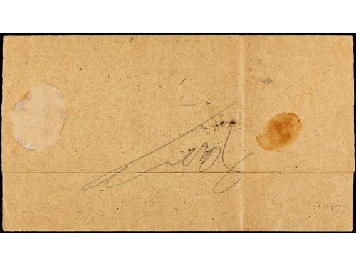 ✉ ESPAÑA. Ed. 214 (2), 173. 1900. MADRID a ARGENTINA. FAJA D
