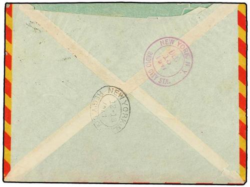 ¿ ESPAÑA. Ed. 1015/16. 1947. MADRID a U.S.A. Serie completa