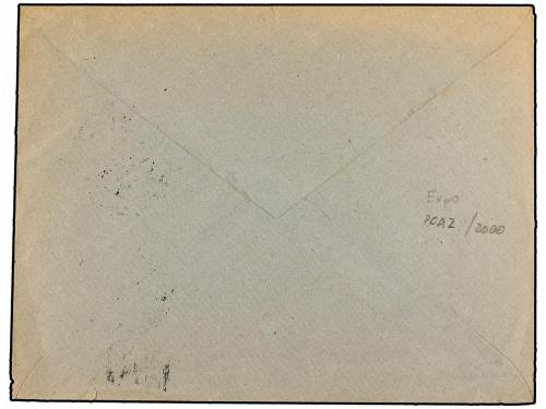 ¿ ESPAÑA. Ed. 471, 477. 1930. BARCELONA a REUS. 5 cts. lila