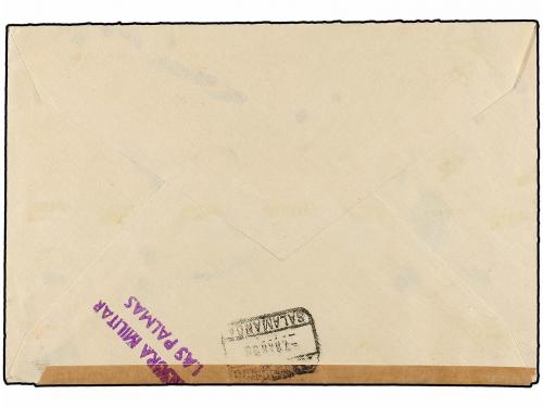¿ ESPAÑA: CANARIAS. Ed. 47/49, 37/39. 1938. LAS PALMAS a SAN