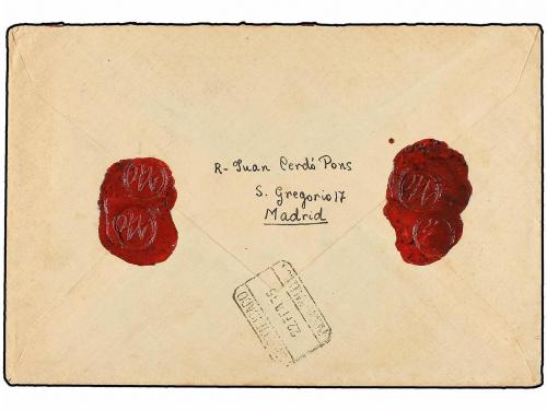 ✉ ESPAÑA. Ed. 699, 700, 704. 1936. MADRID a PALMA DE MALLORC