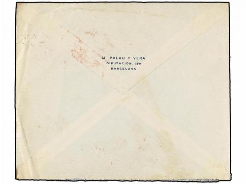 ✉ COLOMBIA. 1926. SCADTA. BARCELONA a MEDELLÍN. Circulada co