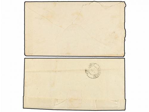 ¿ ESPAÑA. Ed. 106 (2), 106a (2). 1870-71. DOS cartas circula