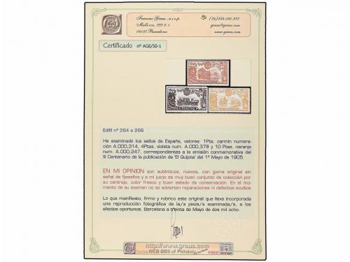 ** ESPAÑA. Ed. 257/66. SERIE COMPLETA, excelentes centrajes.