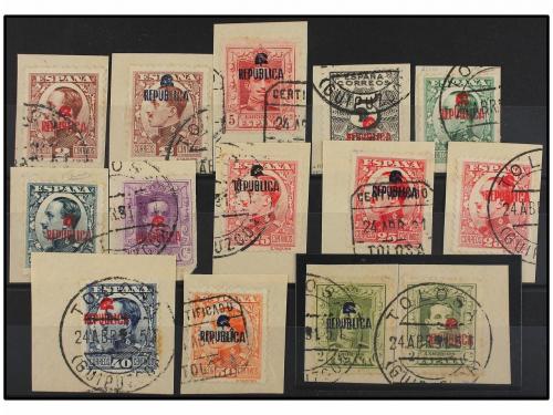 Δ ESPAÑA E. LOCALES REPUBLICANAS: TOLOSA. Ed. 8/21. 1931. Se