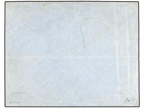 ✉ CAROLINAS. 1912 (Jan 4). Printed cover from Angaur, Palau,