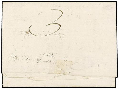 ¿ MEXICO. 1803 (12-Agosto). PARRAS a COHAHUILA. Marcas linea