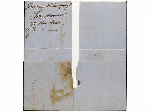 ✉ ANTILLAS DANESAS. 1864 (Dec. 23). Cover from ST. THOMAS to