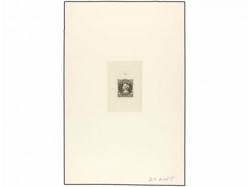 (*) CHILE. Sc. 17/19. 1867-69. PRUEBAS DE PUNZÓN de gran for