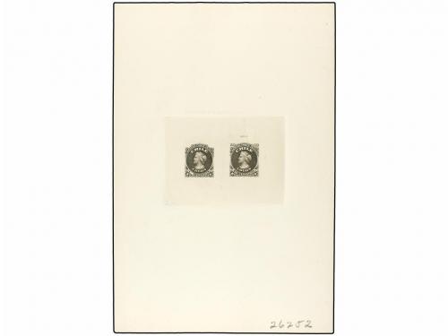 (*) CHILE. Sc. 17/19. 1867-69. PRUEBAS DE PUNZÓN de gran for