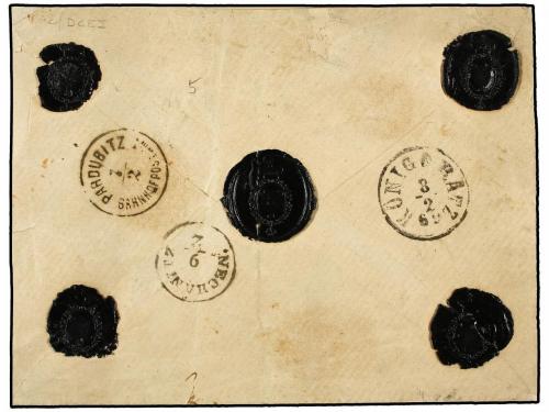 ✉ ITALIA ANTIGUOS ESTADOS: ESTADOS PONTIFICIOS. 1869. Cover 