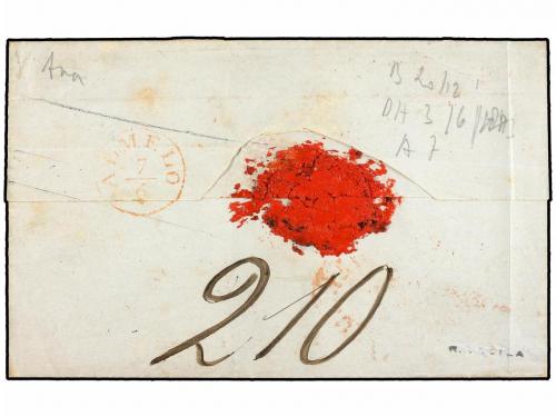 ✉ INDIA HOLANDESA. 1843. SOURABAYA to HOLLAND. Folded letter