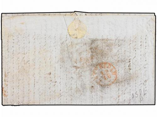 ¿ INDIA HOLANDESA. 1850. SAMARANG to ROTTERDAM. Entire lette